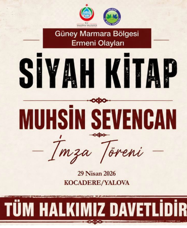 “Siyah Kitap” Okuyucularıyla Buluşuyor: Kocadere’de İmza Töreni Düzenlenecek