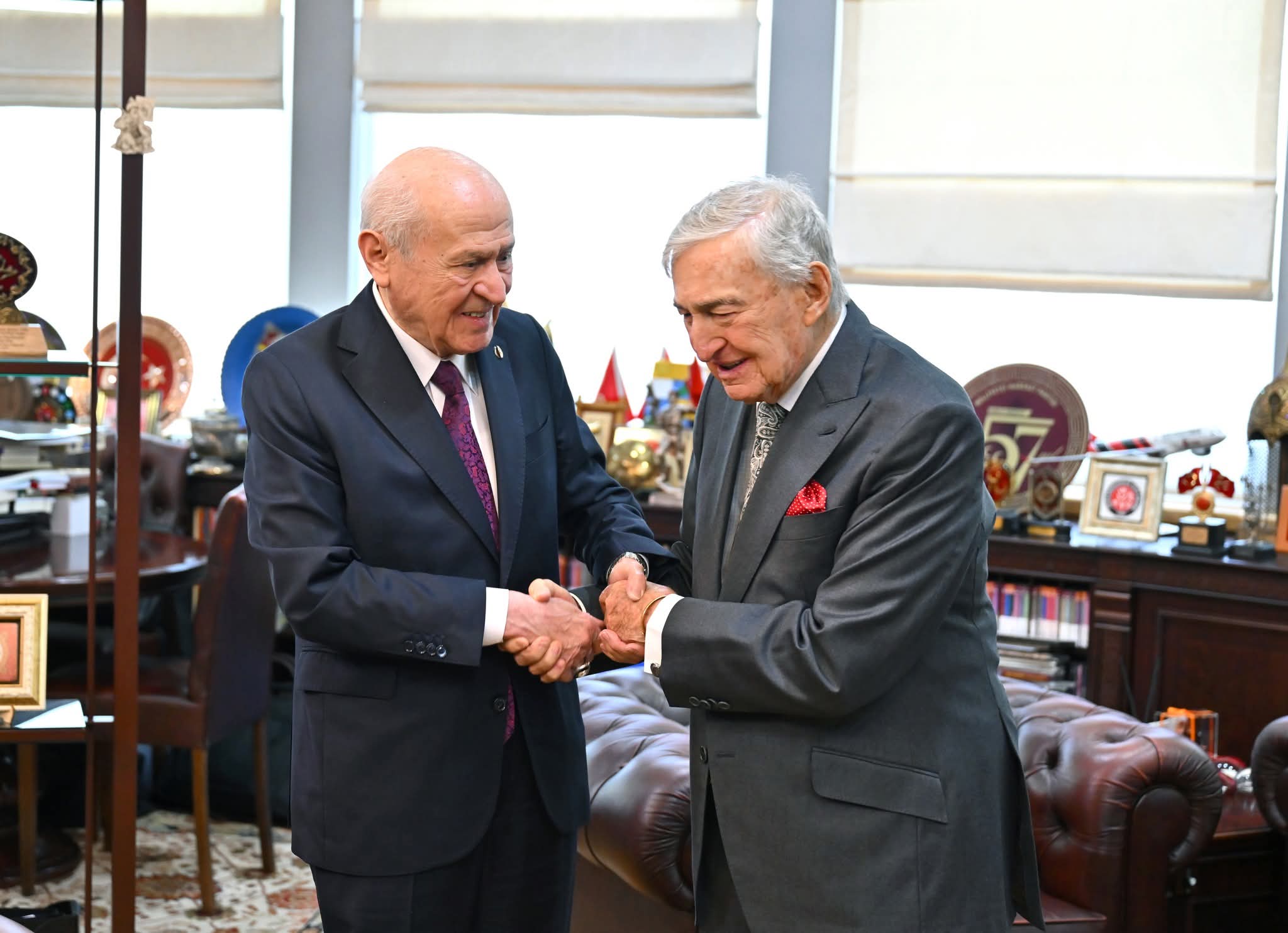 Koç Holding’in 100. Yılı İçin Anlamlı Buluşma: Rahmi Koç ve Ali Koç’tan Devlet Bahçeli’ye Özel Davet