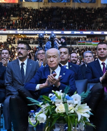 Türk Gençliği Büyük Kurultayı’nda Bahçeli Coşkusu