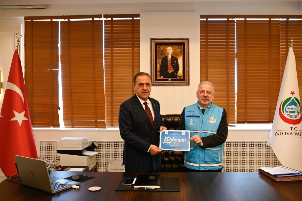 Yalova Valisi Usta’dan Kurban Vekâleti Bağışı