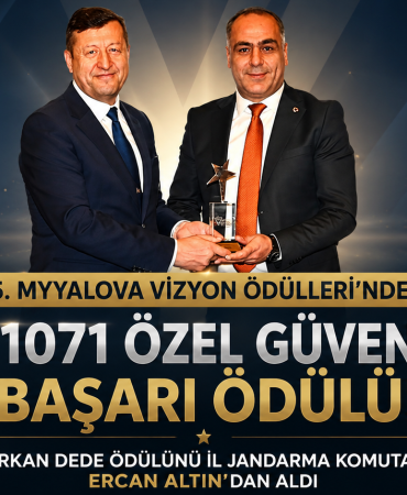 STA 1071 Özel Güvenlik’e MyYalova Vizyon Ödülü 10 STA 1071 Özel Güvenlik’e MyYalova Vizyon Ödülü