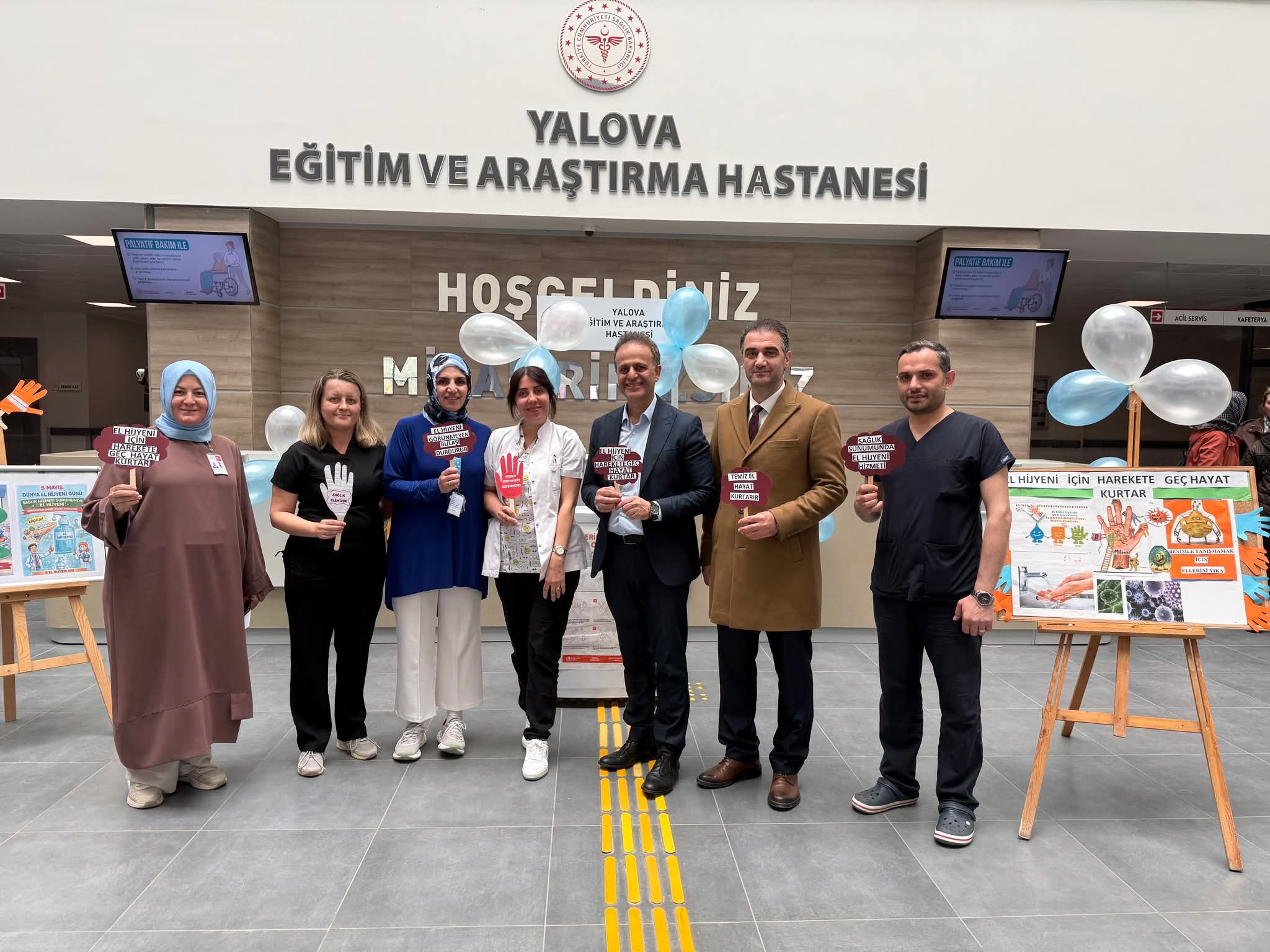 Yalova Eğitim ve Araştırma Hastanesi’nden Dünya El Hijyeni Günü Farkındalığı