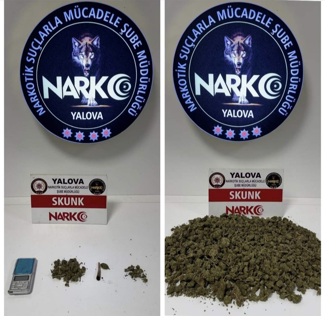 Yalova’da Narkotik Operasyonu: 4 Şüpheli Tutuklandı, Uyuşturucu Maddeler Ele Geçirildi