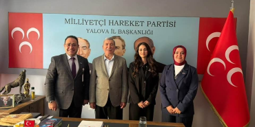 MHP Yalova İl Başkanlığı’na Nezaket Ziyareti