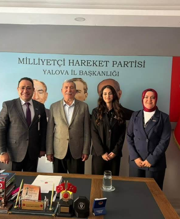 MHP Yalova İl Başkanlığı’na Nezaket Ziyareti