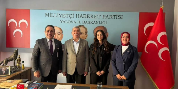 MHP Yalova İl Başkanlığı’na Nezaket Ziyareti