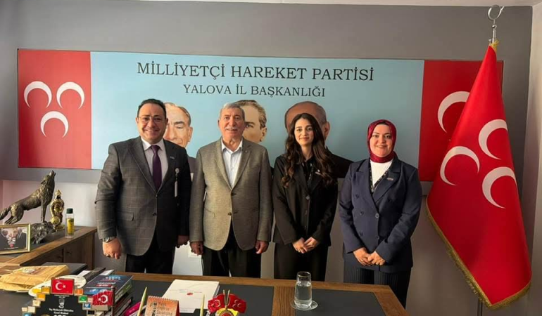 MHP Yalova İl Başkanlığı’na Nezaket Ziyareti