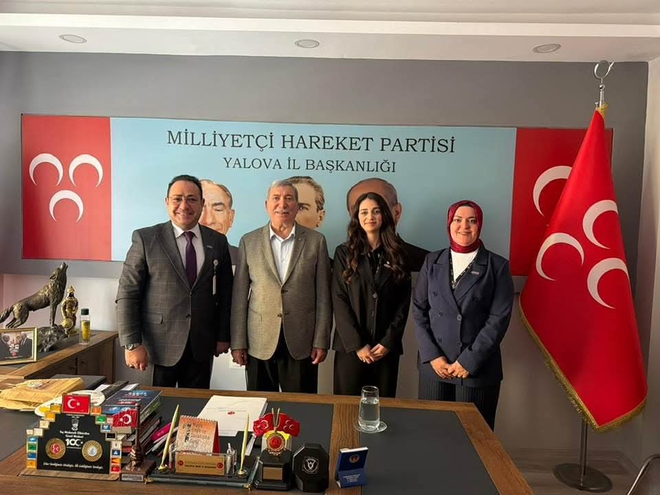 MHP Yalova İl Başkanlığı’na Nezaket Ziyareti
