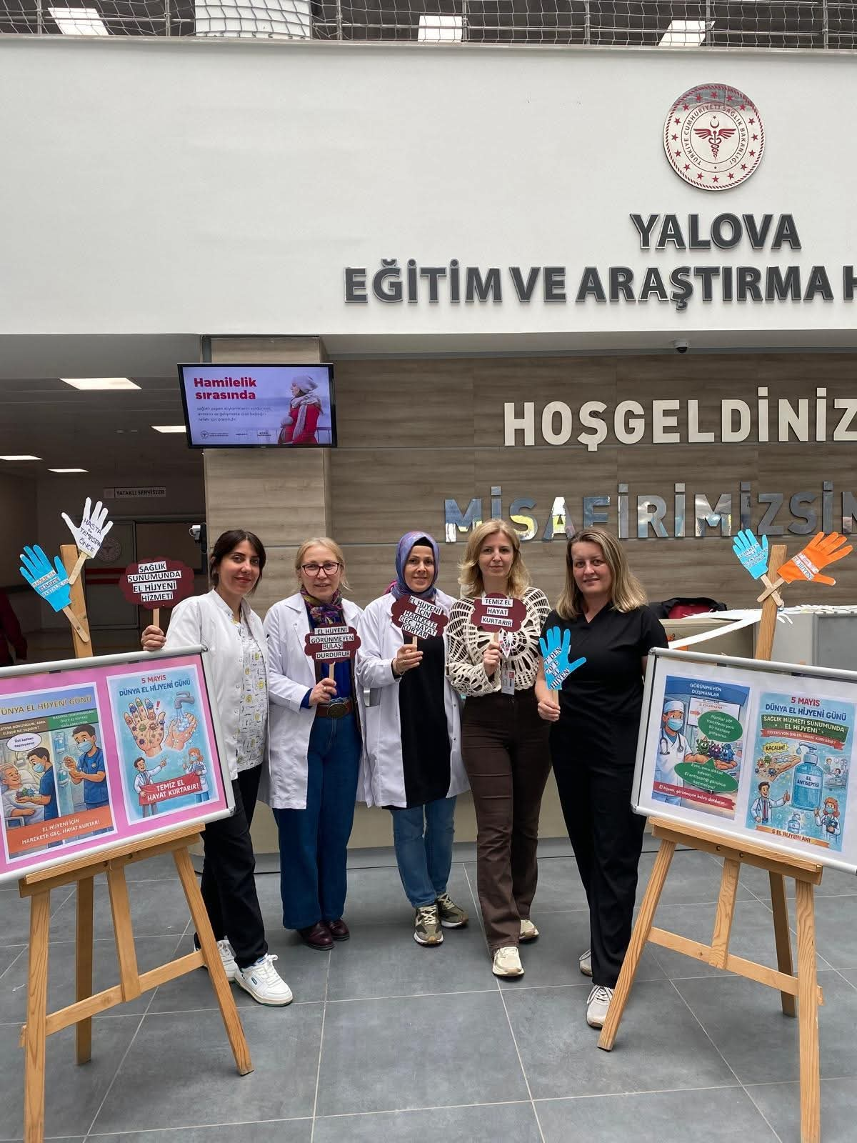 Yalova Eğitim ve Araştırma Hastanesi’nden Dünya El Hijyeni Günü Farkındalığı