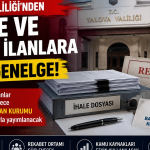 Yalova Valiliği’nden Resmi İlan ve İhale Süreçlerine Sıkı Takip
