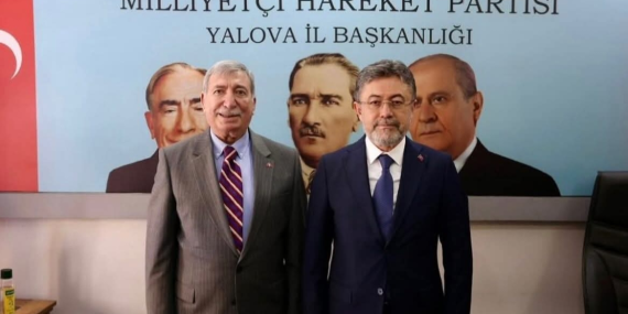 Tarım ve Orman Bakanı Yumaklı’dan MHP Yalova İl Başkanlığı’na Ziyaret