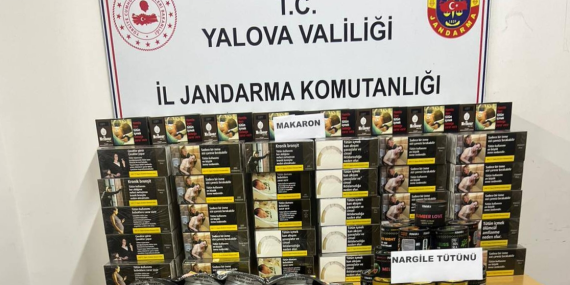 Yalova’da Kaçak Tütün Operasyonu: Binlerce Makaron ve Bandrolsüz Ürün Ele Geçirildi