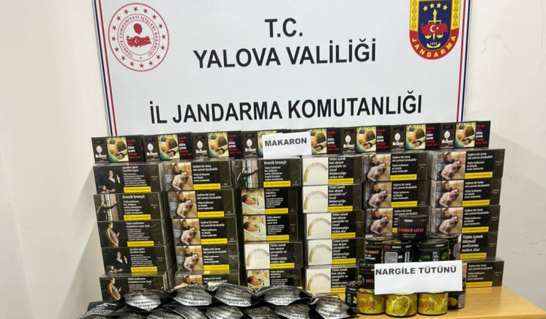 Yalova’da Kaçak Tütün Operasyonu: Binlerce Makaron ve Bandrolsüz Ürün Ele Geçirildi 6 Yalova’da Kaçak Tütün Operasyonu: Binlerce Makaron ve Bandrolsüz Ürün Ele Geçirildi