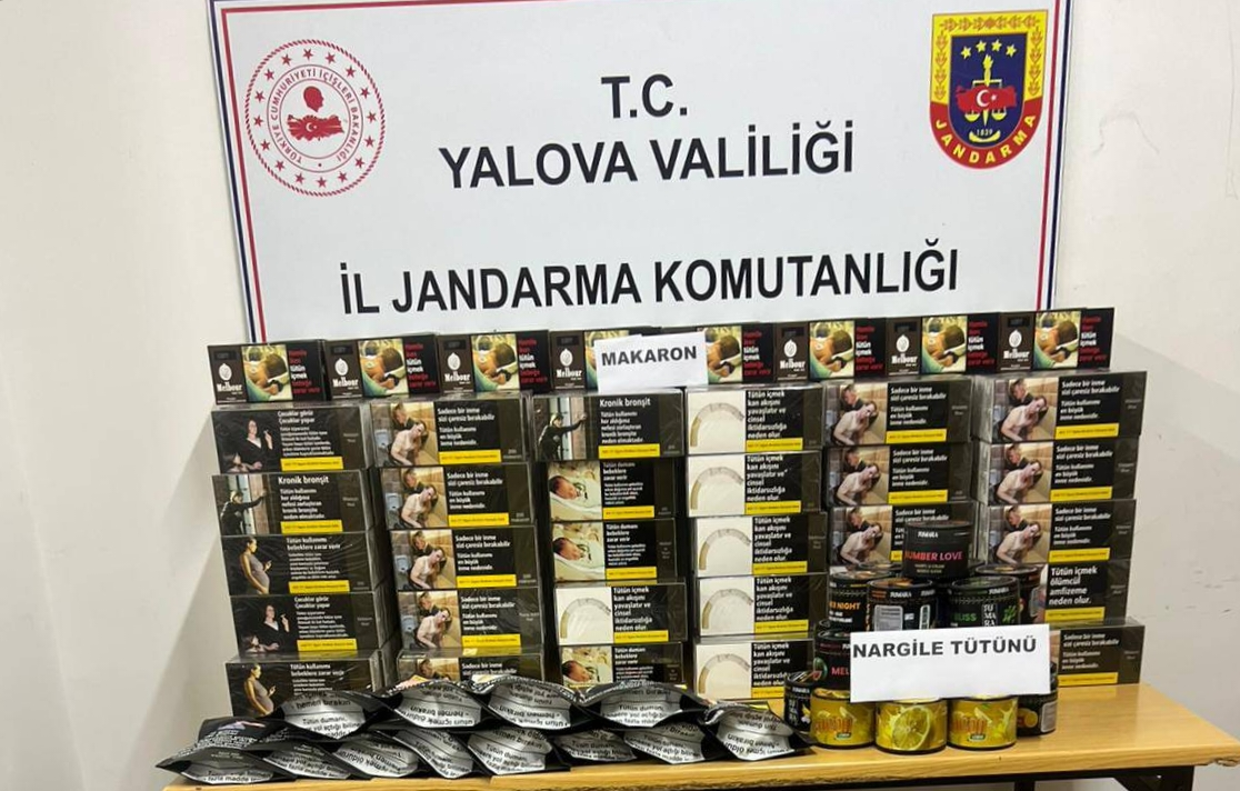 Yalova’da Kaçak Tütün Operasyonu: Binlerce Makaron ve Bandrolsüz Ürün Ele Geçirildi 2 Yalova’da Kaçak Tütün Operasyonu: Binlerce Makaron ve Bandrolsüz Ürün Ele Geçirildi