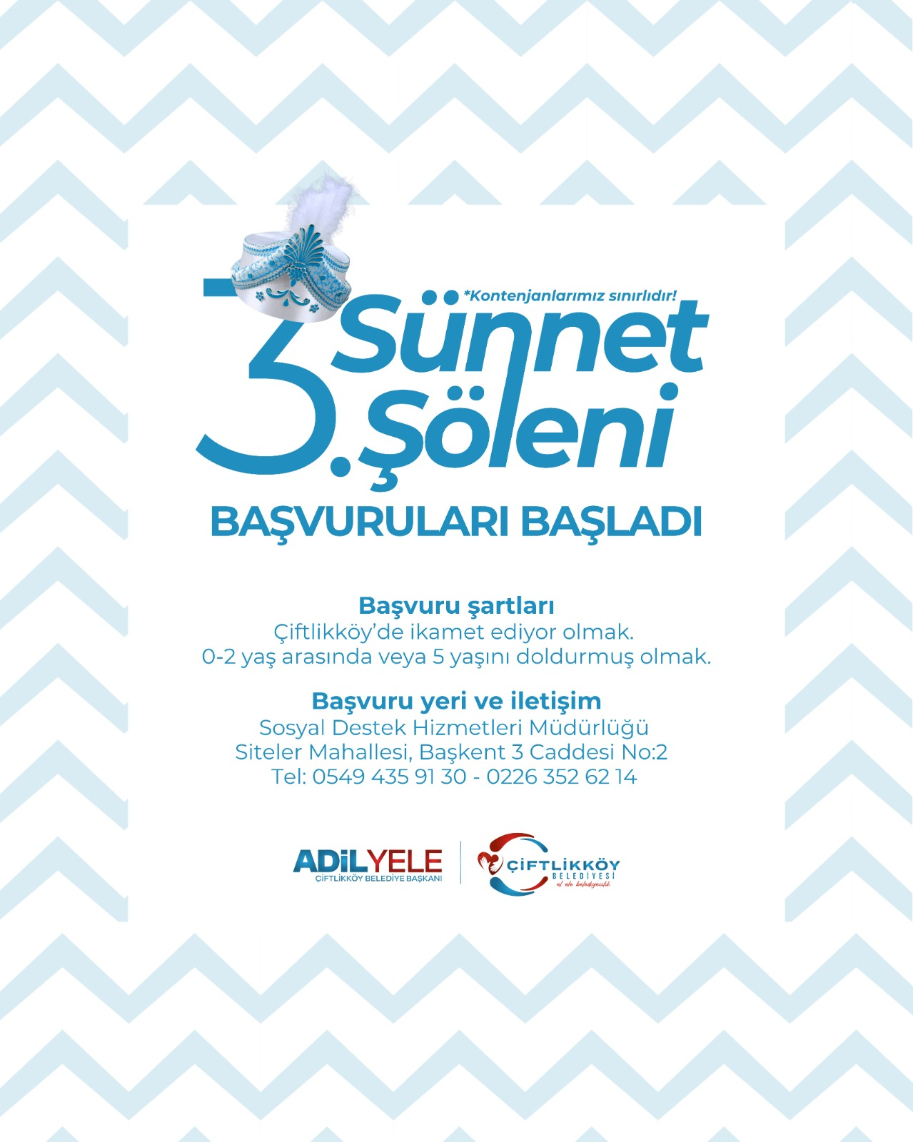 Çiftlikköy’de Geleneksel Sünnet Şöleni Başvuruları Başladı: