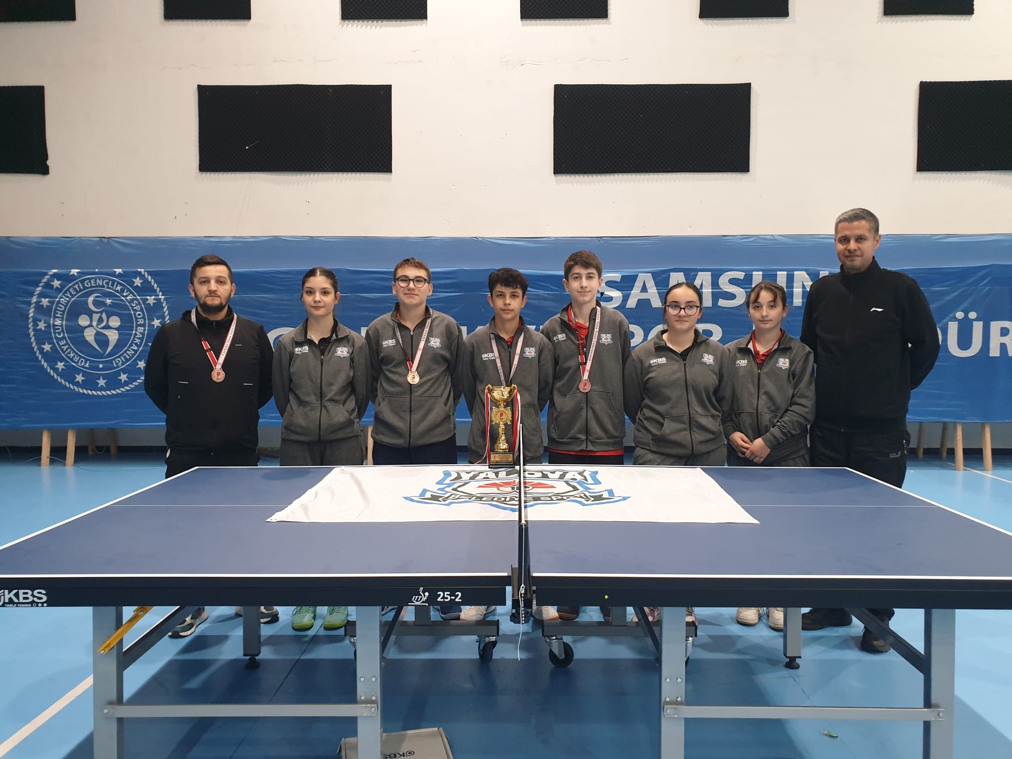 Yalova Belediyespor Masa Tenisi Takımı Türkiye 4.’sü Oldu