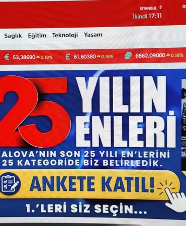 Manşet Gazetesi’nden Yalova’da Bir İlk: “Son 25 Yılın En’leri” Halk Oylaması Başlıyor