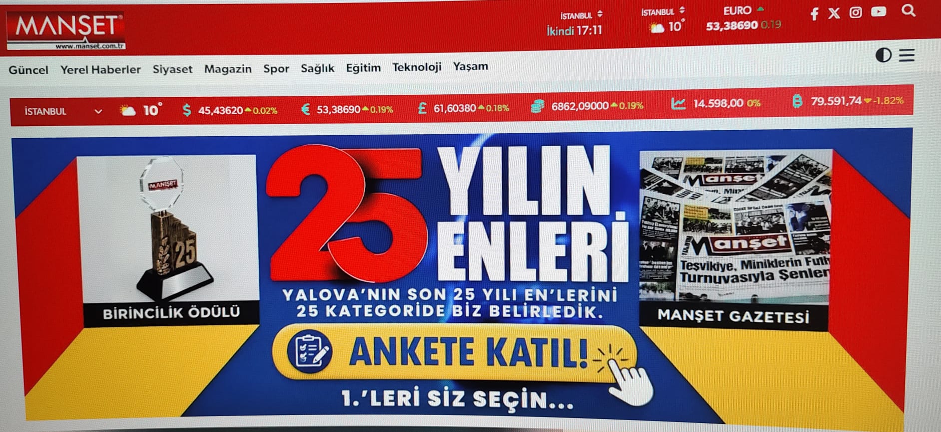 Manşet Gazetesi’nden Yalova’da Bir İlk: “Son 25 Yılın En’leri” Halk Oylaması Başlıyor 3 Manşet Gazetesi’nden Yalova’da Bir İlk: “Son 25 Yılın En’leri” Halk Oylaması Başlıyor