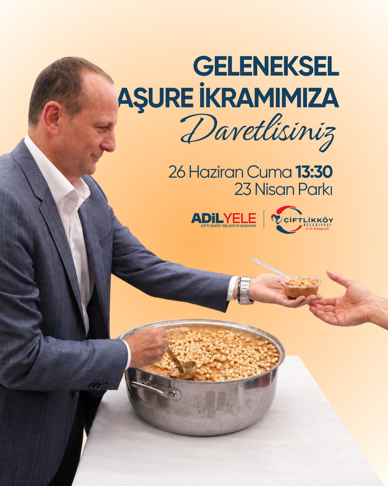Çiftlikköy Belediyesi'nden Aşure Günü Etkinliği 4 Çiftlikköy Belediyesi'nden Aşure Günü Etkinliği