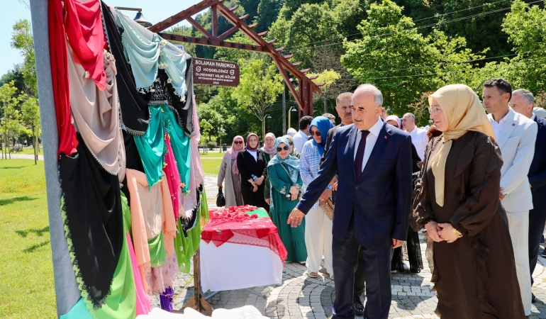 Vali Erol, “İlmek İlmek Kadın Eli” Sergisinin Açılışını Yaptı