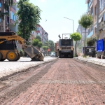 STADYUM CADDESİ'NDE ASFALT ÖNCESİ FREZE ÇALIŞMASI BAŞLADI