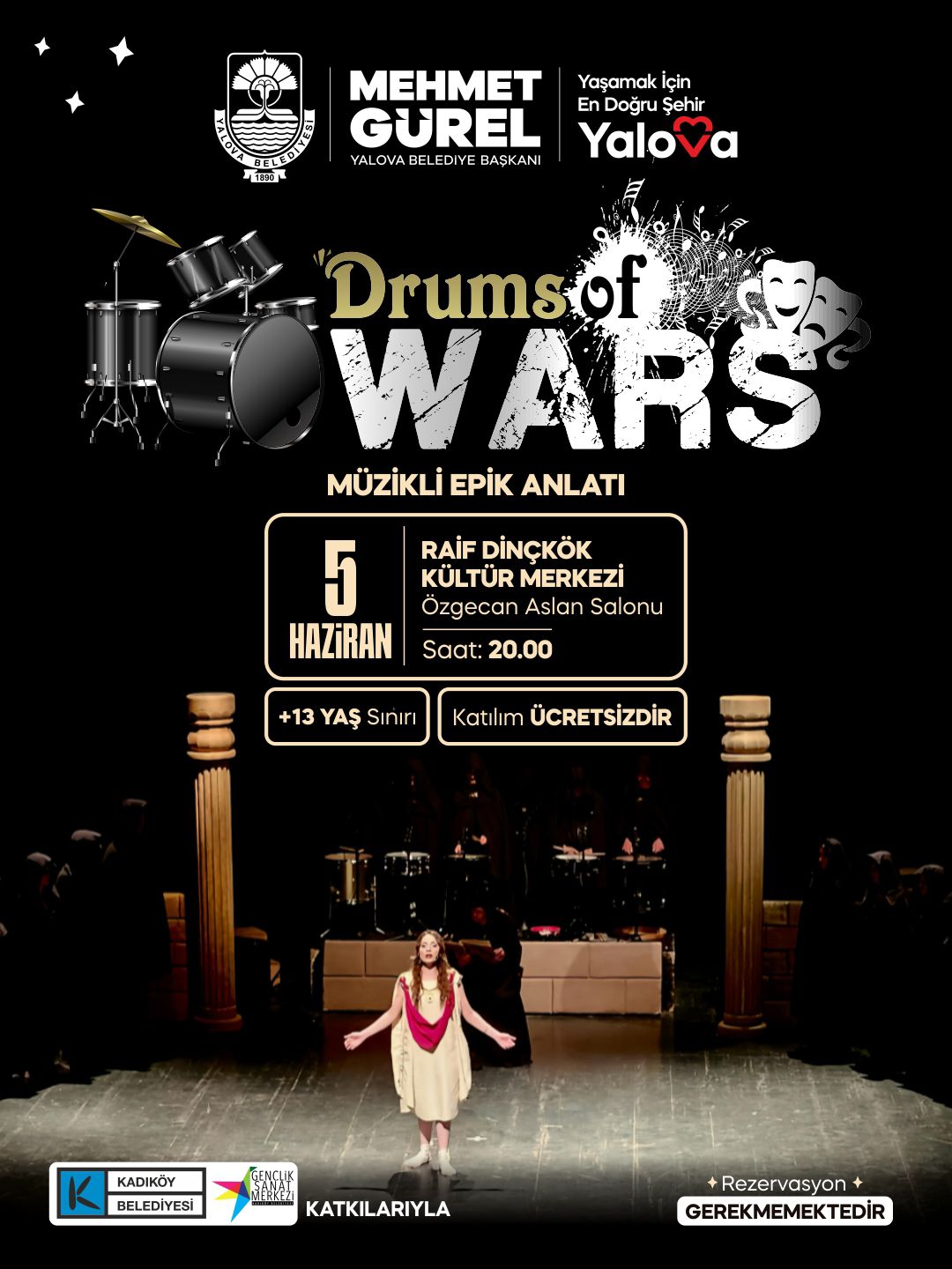 Yalova’da “Drums of Wars” Sanatseverlerle Buluşuyor 4 Yalova’da “Drums of Wars” Sanatseverlerle Buluşuyor