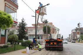 Çiftlikköy Caddeleri Modern LED Aydınlatmalarla Işıl Işıl Oluyor 9 Çiftlikköy Caddeleri Modern LED Aydınlatmalarla Işıl Işıl Oluyor
