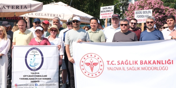 Çiftlikköy’de "Hareket Yaşını Öğren, Sağlıklı Yaşa" Yürüyüşü Yoğun Katılımla Gerçekleştirildi