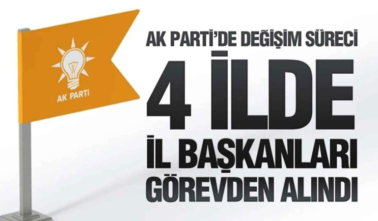 AK Parti’de 4 İlde Görev Değişimi! Adana, Diyarbakır, Giresun ve Siirt’te Yeni Dönem