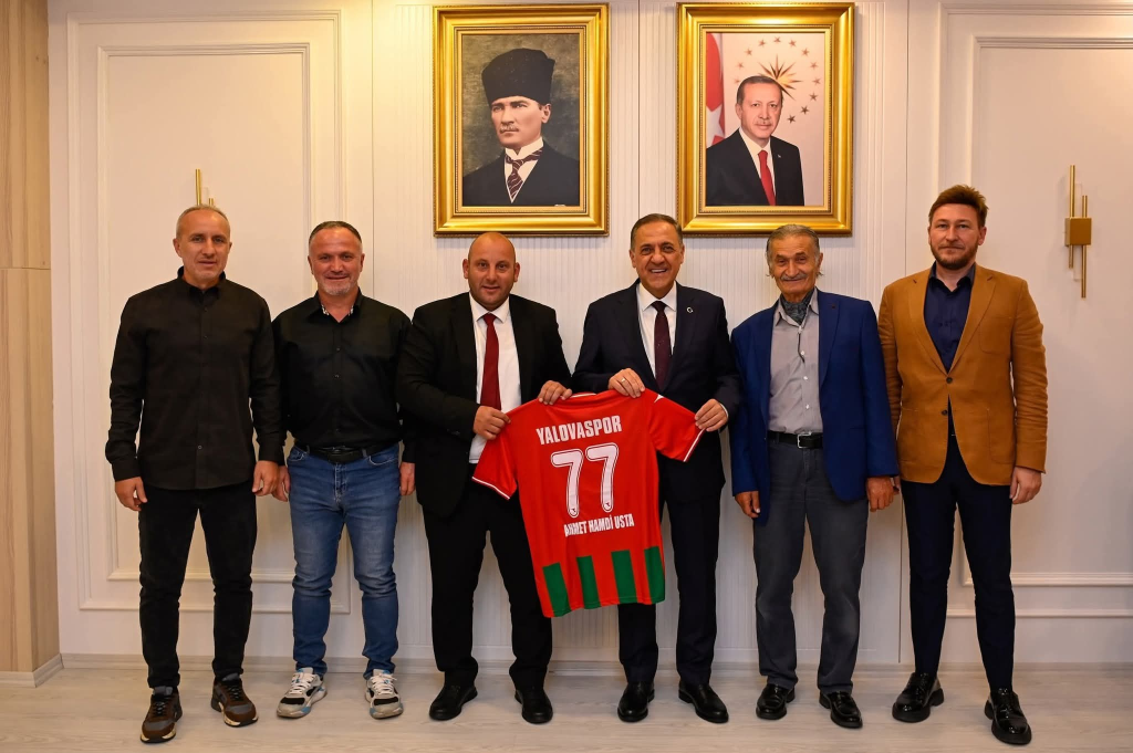 Yalovaspor Yönetiminden Vali Usta’ya Ziyaret: “Sporun ve Sporcunun Yanındayız”