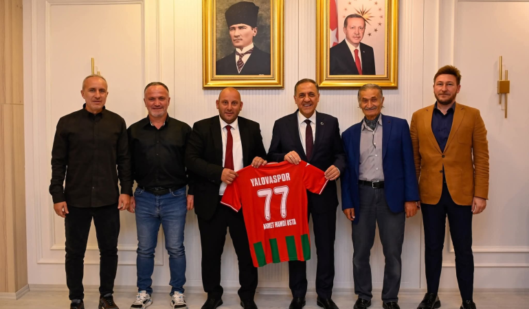 Yalovaspor Yönetiminden Vali Usta’ya Ziyaret: “Sporun ve Sporcunun Yanındayız”