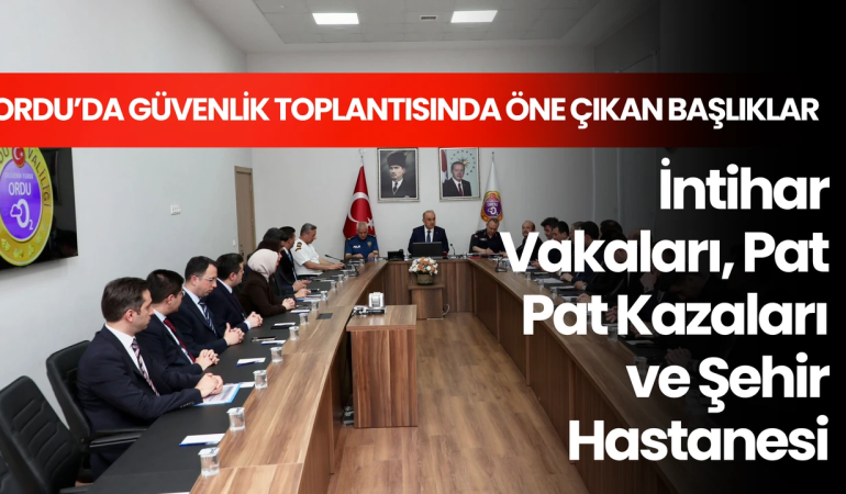 Vali Muammer Erol’dan İntihar Vakaları ve Pat Pat Kazalarına İlişkin Önemli Uyarılar
