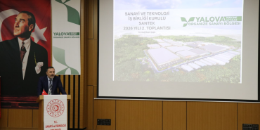 Yalova’da SANTEK Toplantısı Gerçekleştirildi: Yeşil Sanayi Dönüşümü ve Sürdürülebilir Kalkınma Masada 70 Yalova’da SANTEK Toplantısı Gerçekleştirildi: Yeşil Sanayi Dönüşümü ve Sürdürülebilir Kalkınma Masada