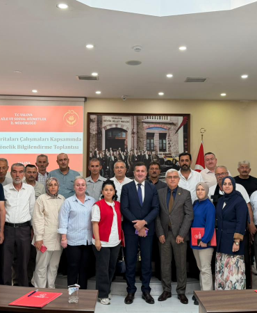Yalova’da Sosyal Risk Haritası Çalışmaları İçin Muhtarlara Kapsamlı Bilgilendirme Toplantısı Düzenlendi 7 Yalova’da Sosyal Risk Haritası Çalışmaları İçin Muhtarlara Kapsamlı Bilgilendirme Toplantısı Düzenlendi