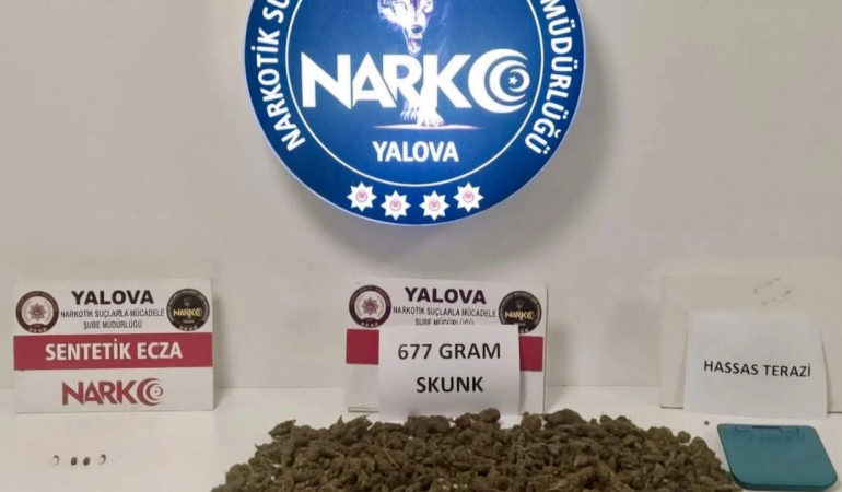 Yalova Çınarcık’ta Uyuşturucu Operasyonu: 677 Gram Uyuşturucu Madde Ele Geçirildi, 2 Şüpheli Tutuklandı