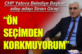 CHP'li Sinan Giray'dan Ön Seçim Çıkışı: "Ön Seçimden Korkmuyorum" 37 CHP'li Sinan Giray'dan Ön Seçim Çıkışı: "Ön Seçimden Korkmuyorum"
