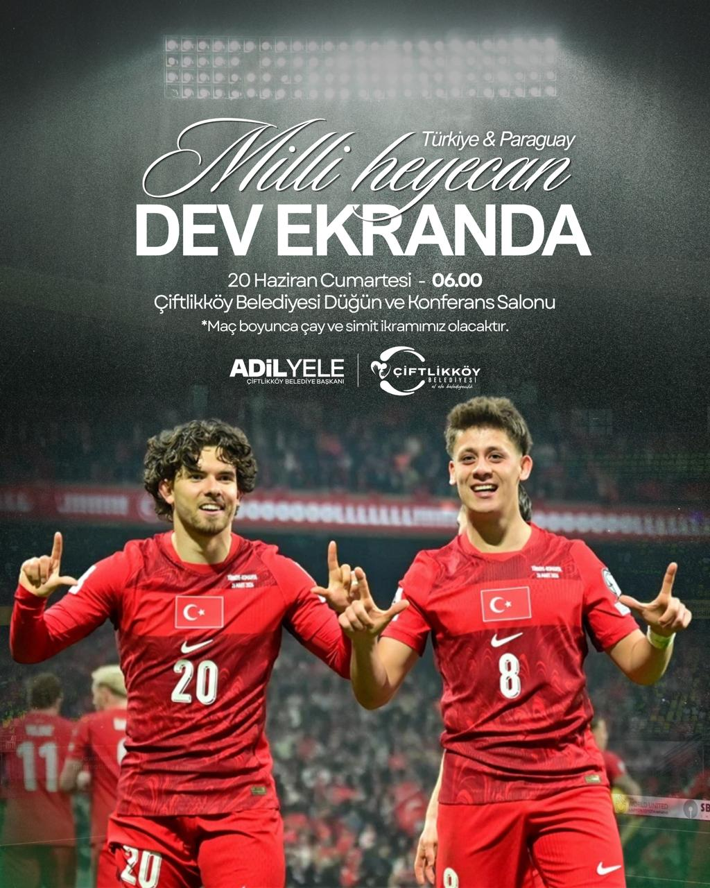 Çiftlikköy’de Milli Maç Heyecanı Dev Ekranda Yaşanacak 4 Çiftlikköy’de Milli Maç Heyecanı Dev Ekranda Yaşanacak
