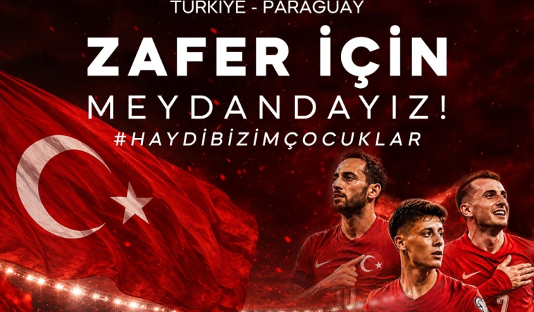 YALOVA’DA MİLLİ MAÇ HEYECANI DEV EKRANDA YAŞANACAK