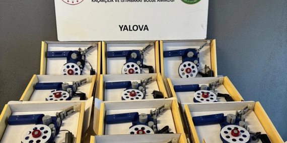Yalova Ro-Ro Limanı'nda Kaçak Elektronik Etiketleme Makinesi Ele Geçirildi
