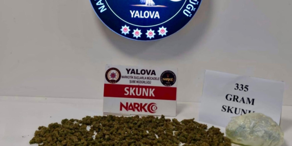 Yalova'da Narkotik Operasyonu: 335 Gram Uyuşturucu Ele Geçirildi