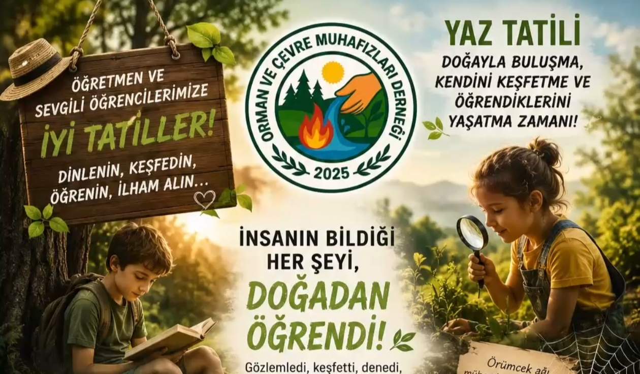 ORÇEM’DEN TÜRKİYE GENELİNDE ÇEVRE VE ORMAN SEFERBERLİĞİ: “YARINLAR BİZİM ÇÜNKÜ”