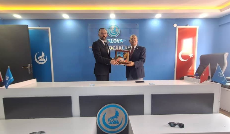 MHP Yalova Teşkilatından Ülkü Ocakları’na Ziyaret: Soner Şahin’e Hayırlı Olsun Mesajı