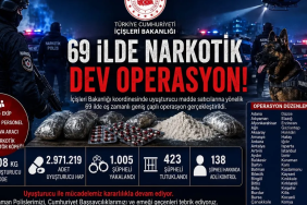 69 İlde Dev Narkotik Operasyonu: 708 Kilo Uyuşturucu ve Yaklaşık 3 Milyon Hap Ele Geçirildi