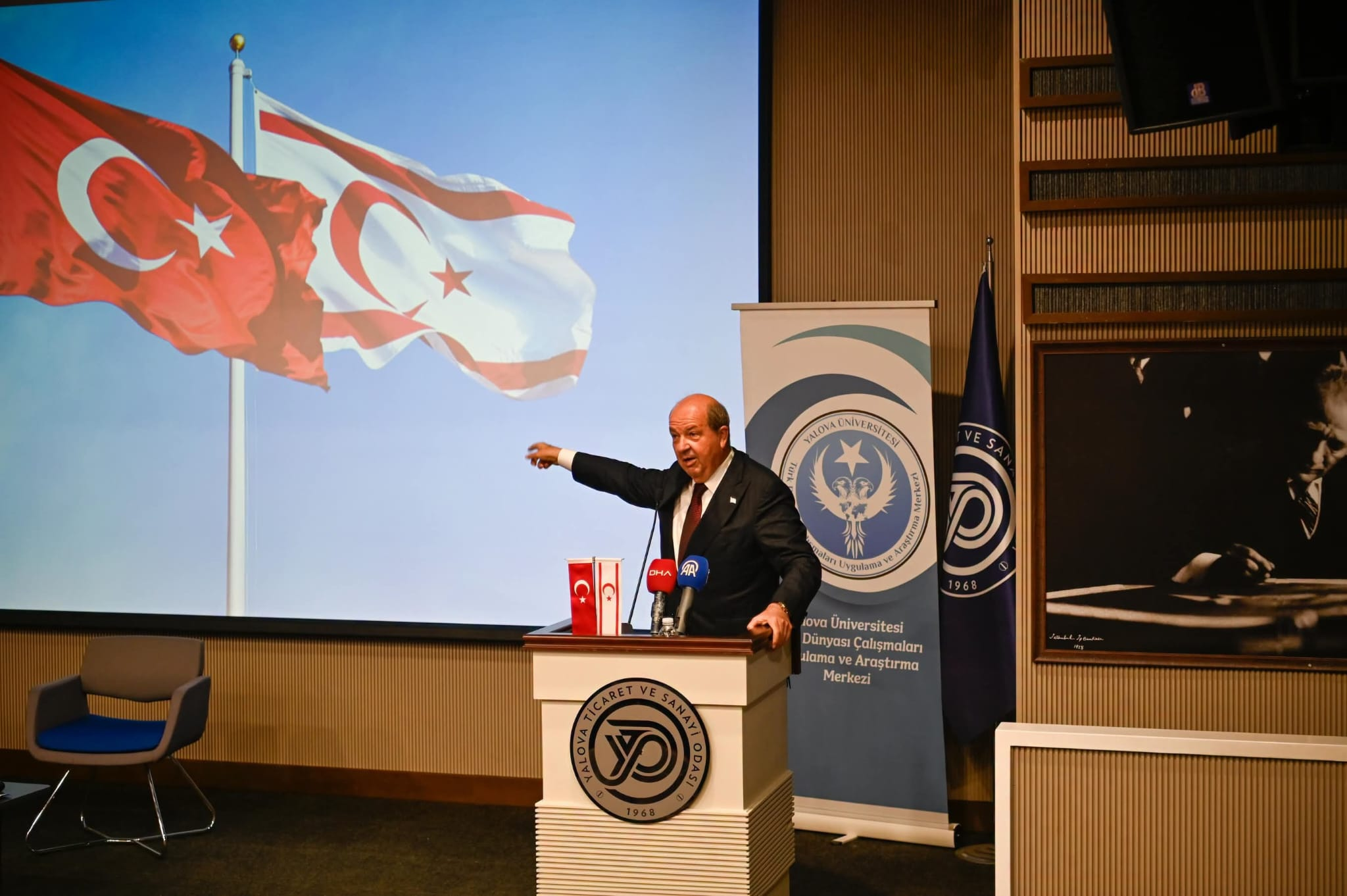 Yalova’da KKTC’nin Stratejik Önemi Konferansı: Cumhurbaşkanı Ersin Tatar’dan Doğu Akdeniz ve Kıbrıs Mesajları