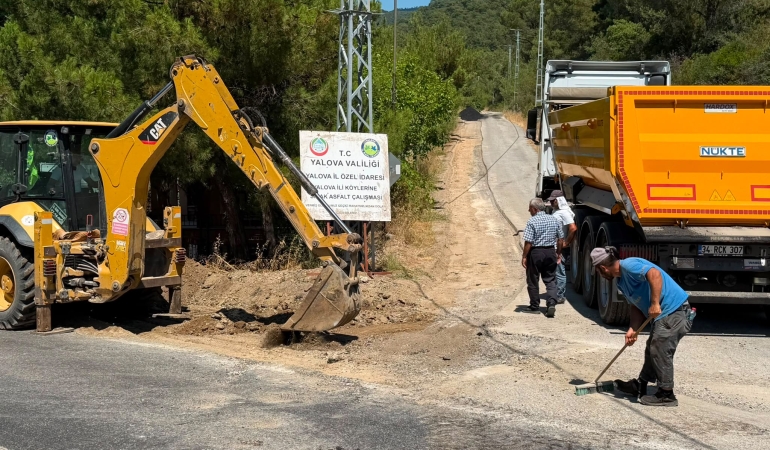 Yalova’da Köy Yollarında Büyük Dönüşüm: İl Özel İdaresi Yol Çalışmalarını Aralıksız Sürdürüyor