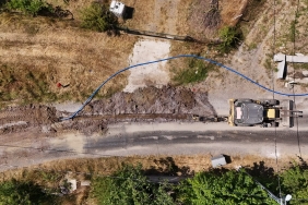 Aktoprak Köyü’nde İçme Suyu Altyapısı Yenileniyor: 3 Kilometrelik Şebeke ve 100 m³ Su Deposu