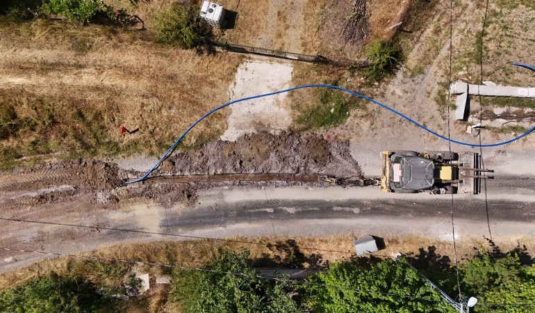 Aktoprak Köyü’nde İçme Suyu Altyapısı Yenileniyor: 3 Kilometrelik Şebeke ve 100 m³ Su Deposu