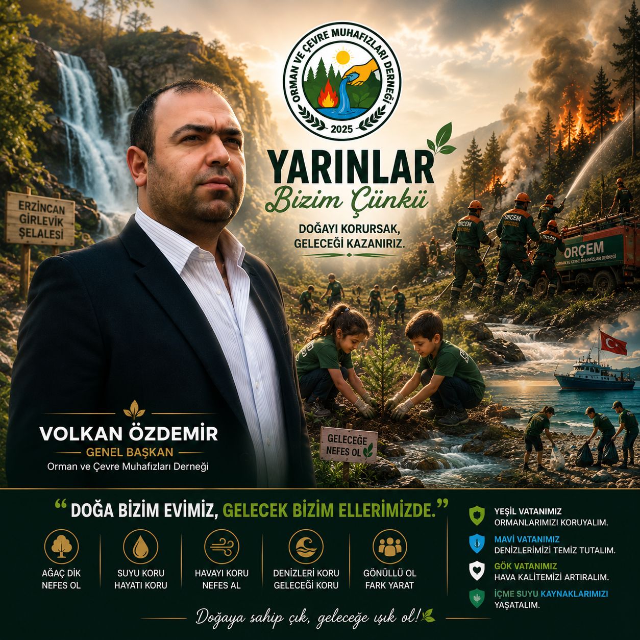 ORÇEM’den Türkiye Genelinde Çevre Seferberliği: “Yarınlar Bizim Çünkü” 4 ORÇEM’den Türkiye Genelinde Çevre Seferberliği: “Yarınlar Bizim Çünkü”