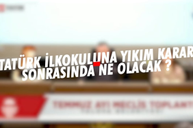 Yalova Belediyesi Temmuz Ayı Meclis Toplantısında Atatürk İlkokulu Alanı Gündemi: