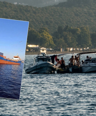 Yalova Açıklarında Deniz Kazası: Ticari Gemi Özel Tekneye Çarptı, 2 Kişi Son Anda Kurtuldu
